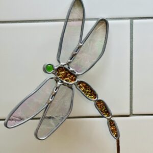 Dragonfly plant stake