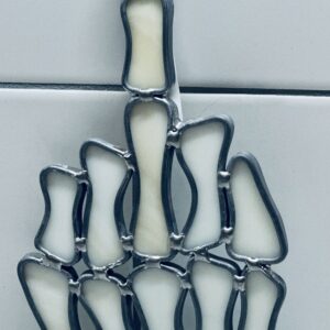 Skeleton finger suncatcher