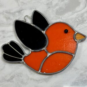 Oriole bird suncatcher
