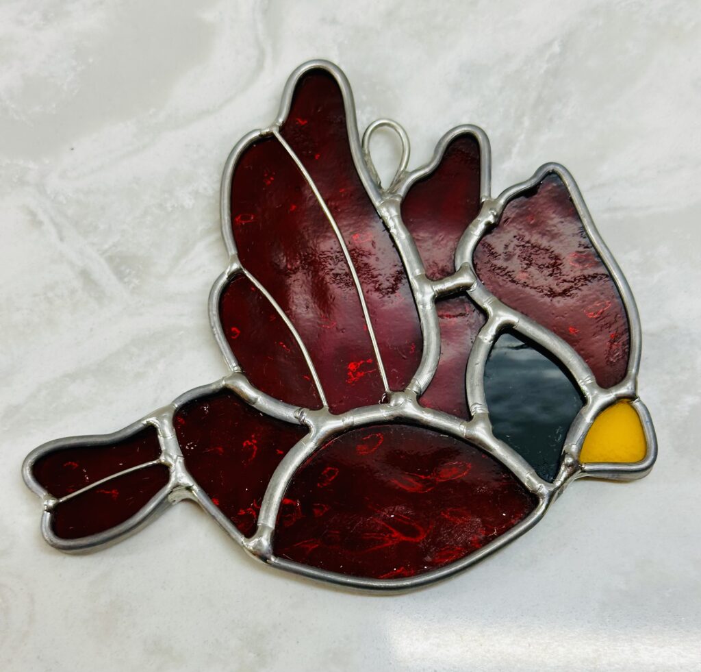 Cardinal suncatcher