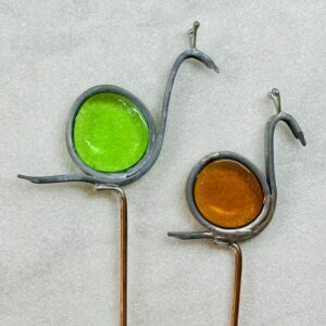 snail large fused plant stake