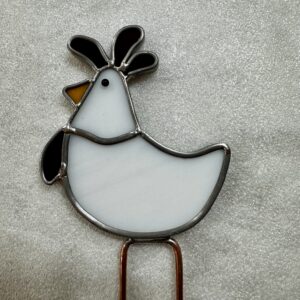 Chicken small plant stake