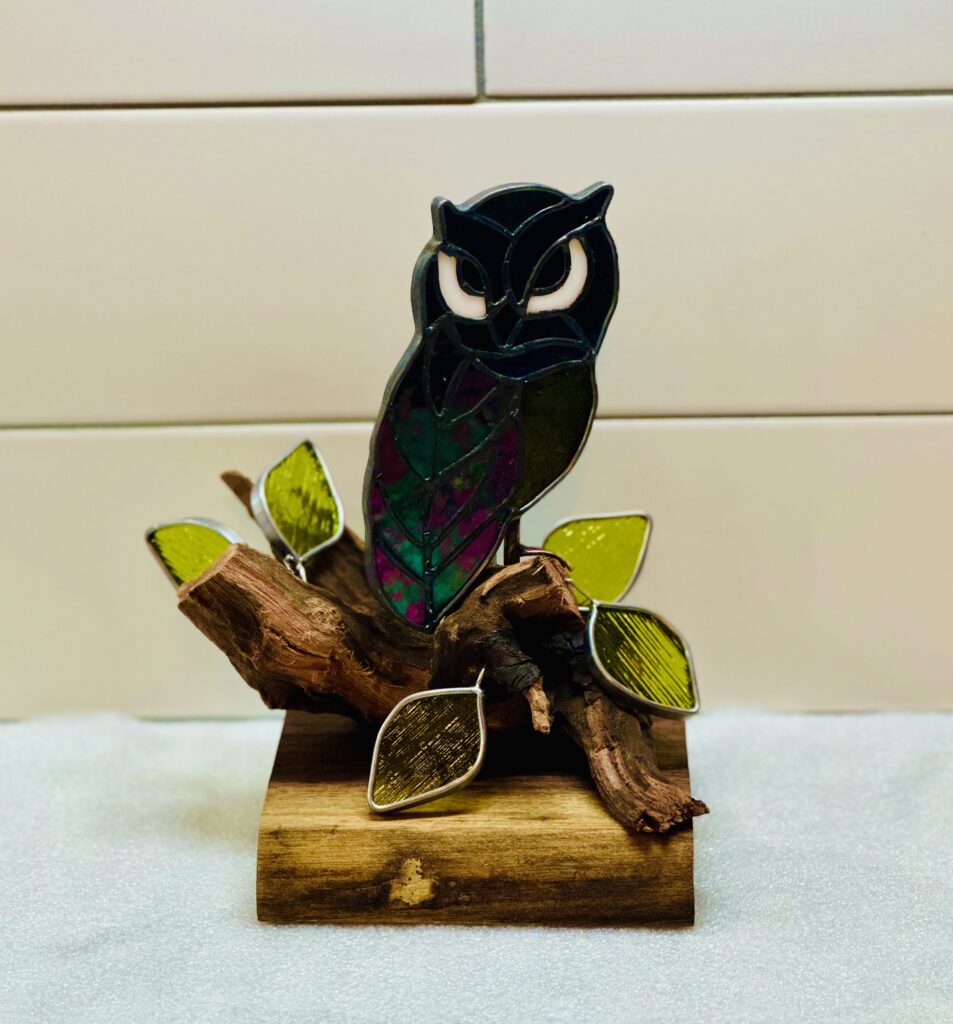 Owl on a branch