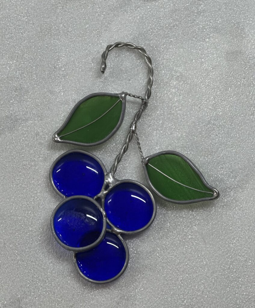 3 Blueberries suncatcher