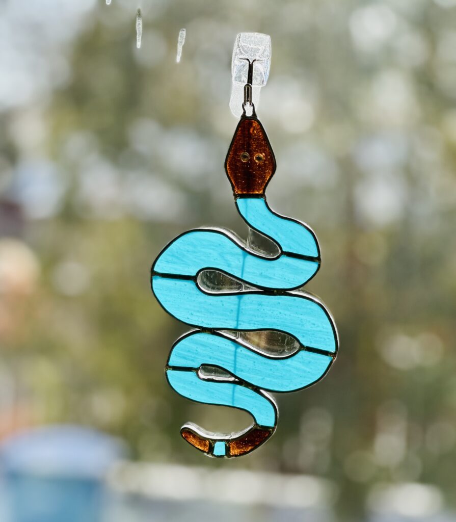Snake suncatcher